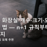 고양이 화장실 개수·크기·모래 고르는 법 — n+1 규칙부터 적응 훈련까지